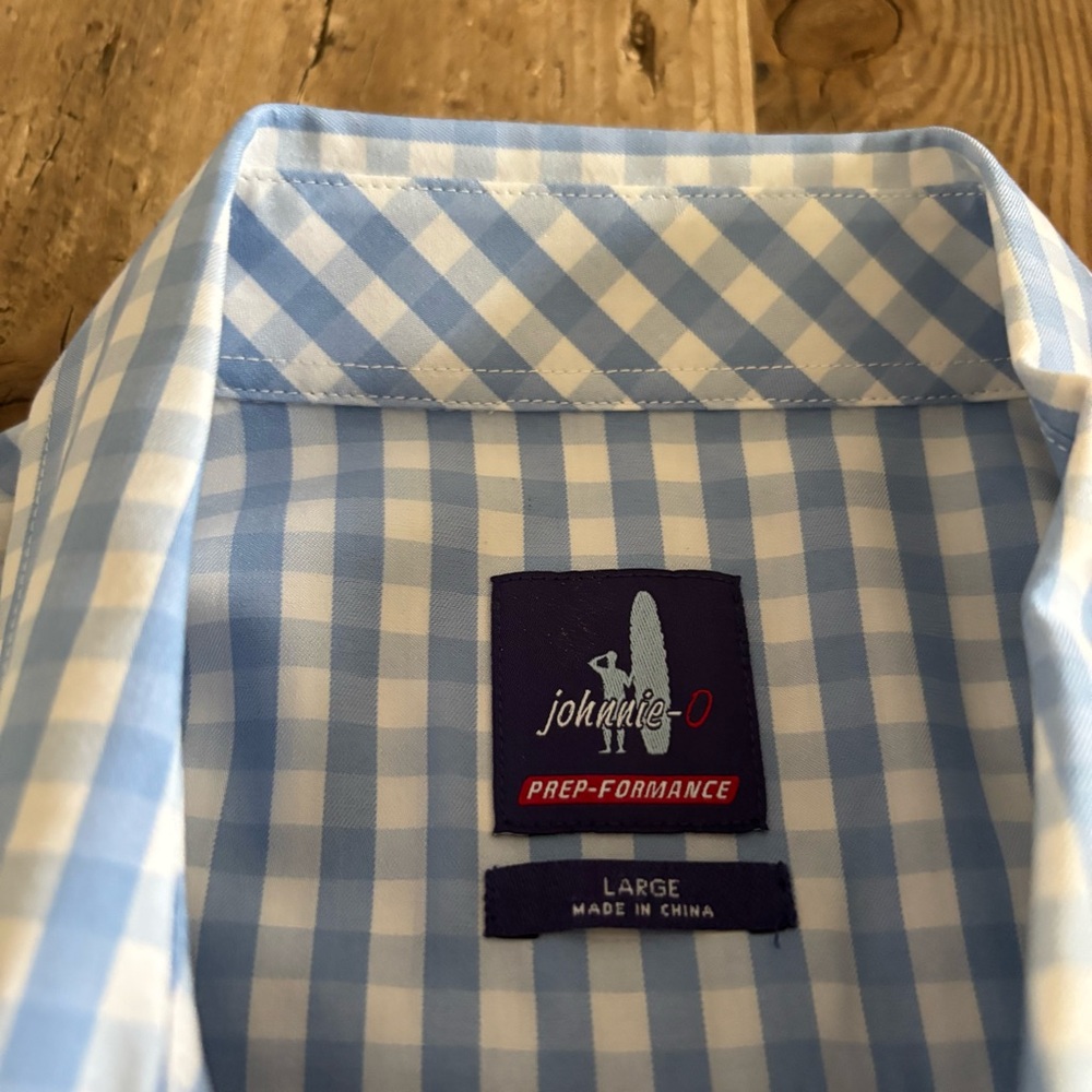 Johnnie-O Prep Performance Button Down Plaid Shir… - image 6